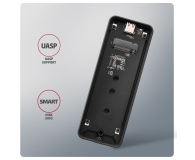 AXAGON EEM2-20G Obudowa zewnętrzna aluminiowa USB-C 3.2 Gen 2 M.2 NVMe SSD 20Gbps - 1485444 - zdjęcie 2